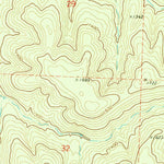 United States Geological Survey Oark, AR (1973, 24000-Scale) digital map