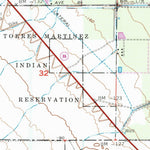 United States Geological Survey Oasis, CA (1956, 24000-Scale) digital map
