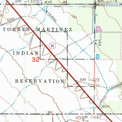 United States Geological Survey Oasis, CA (1956, 24000-Scale) digital map