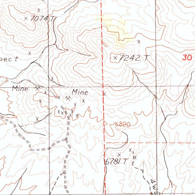 United States Geological Survey Oasis Divide, NV (1987, 24000-Scale) digital map