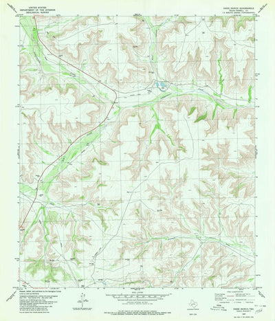 United States Geological Survey Oasis Ranch, TX (1980, 24000-Scale) digital map