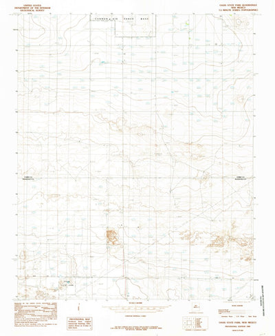 United States Geological Survey Oasis State Park, NM (1985, 24000-Scale) digital map