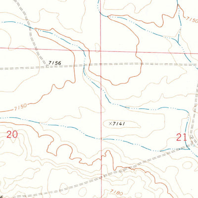 United States Geological Survey Oasis Well, WY (1969, 24000-Scale) digital map