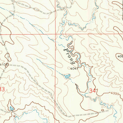 United States Geological Survey Oat Creek, WY-SD-NE (1978, 24000-Scale) digital map
