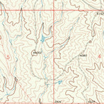 United States Geological Survey Oat Creek, WY-SD-NE (1978, 24000-Scale) digital map