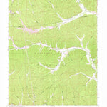 United States Geological Survey Oates, MO (1967, 24000-Scale) digital map