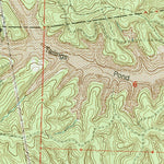 United States Geological Survey Oates, MO (1999, 24000-Scale) digital map