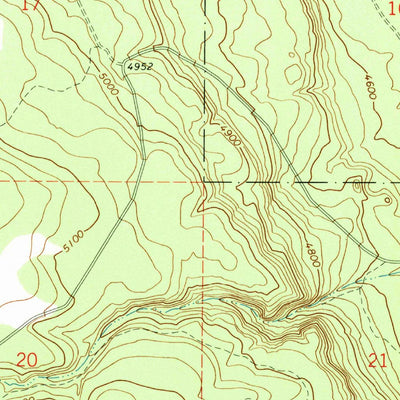 United States Geological Survey Oatman Flat, OR (1968, 24000-Scale) digital map