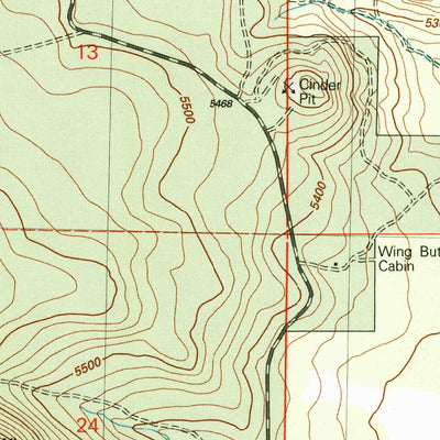 United States Geological Survey Oatman Flat, OR (2004, 24000-Scale) digital map