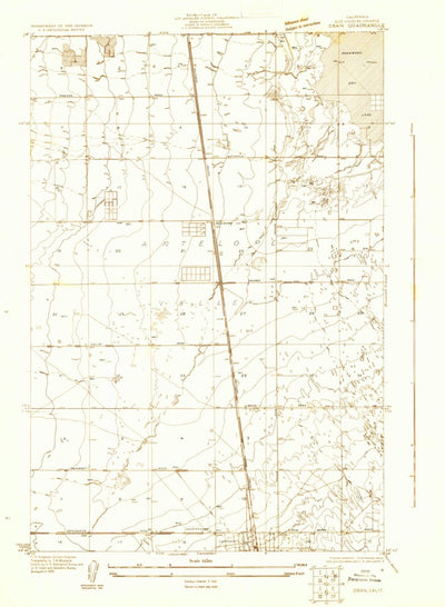 United States Geological Survey Oban, CA (1930, 24000-Scale) digital map
