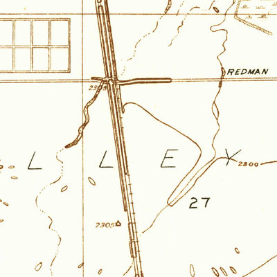 United States Geological Survey Oban, CA (1930, 24000-Scale) digital map