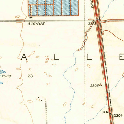 United States Geological Survey Oban, CA (1933, 24000-Scale) digital map