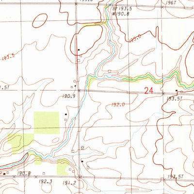 United States Geological Survey Obed, IL (1983, 24000-Scale) digital map