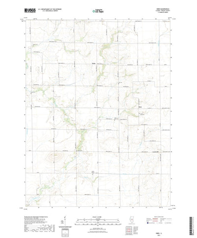 United States Geological Survey Obed, IL (2021, 24000-Scale) digital map