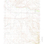 United States Geological Survey Oberg Ranch, WY (1955, 24000-Scale) digital map