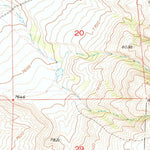 United States Geological Survey Oberg Ranch, WY (1955, 24000-Scale) digital map