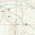 United States Geological Survey Oberg Ranch, WY (1992, 24000-Scale) digital map