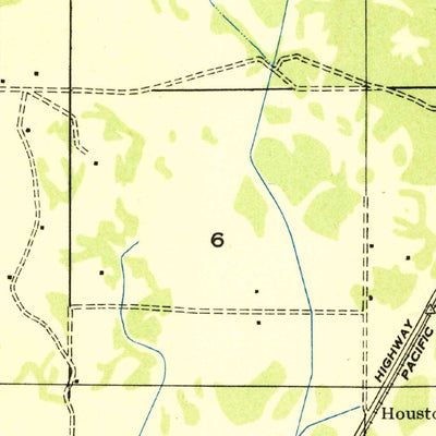 United States Geological Survey Oberlin, LA (1947, 31680-Scale) digital map