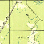United States Geological Survey Oberlin, LA (1947, 31680-Scale) digital map