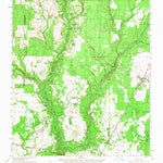 United States Geological Survey Oberlin, LA (1961, 62500-Scale) digital map