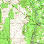 United States Geological Survey Oberlin, LA (1961, 62500-Scale) digital map