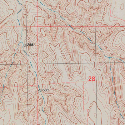 United States Geological Survey Oberlin NE, KS (1978, 24000-Scale) digital map