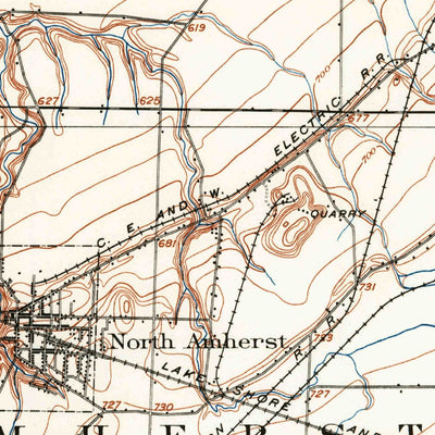 United States Geological Survey Oberlin, OH (1901, 62500-Scale) digital map