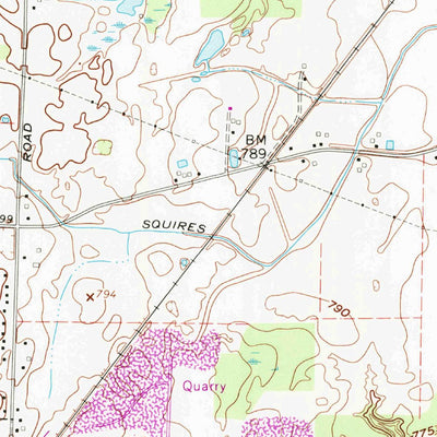 United States Geological Survey Oberlin, OH (1969, 24000-Scale) digital map