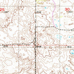 United States Geological Survey Oberon SW, ND (1950, 24000-Scale) digital map
