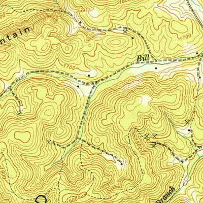United States Geological Survey Obey City, TN (1950, 24000-Scale) digital map