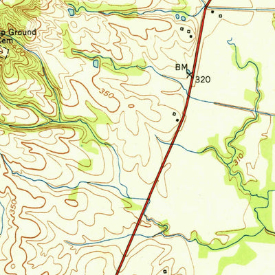 United States Geological Survey Obion, TN (1951, 24000-Scale) digital map