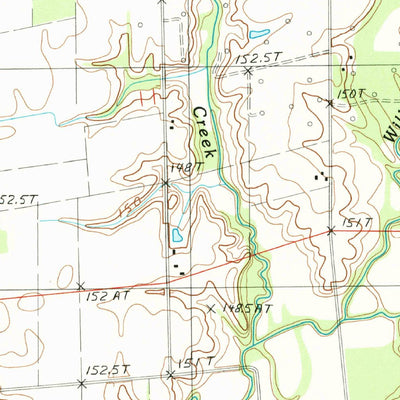 United States Geological Survey Oblong North, IL (1985, 24000-Scale) digital map