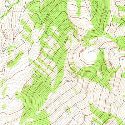 United States Geological Survey Observation Peak, WY (1963, 24000-Scale) digital map