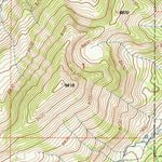 United States Geological Survey Observation Peak, WY (1996, 24000-Scale) digital map