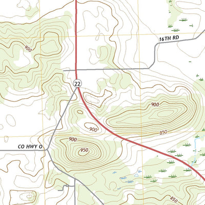United States Geological Survey Observatory Hill, WI (2018, 24000-Scale) digital map