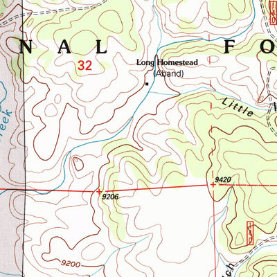 United States Geological Survey Observatory Rock, CO (1994, 24000-Scale) digital map