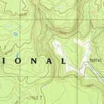 United States Geological Survey Obsidian Cliff, WY (1986, 24000-Scale) digital map