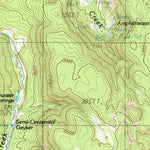 United States Geological Survey Obsidian Cliff, WY (1986, 24000-Scale) digital map