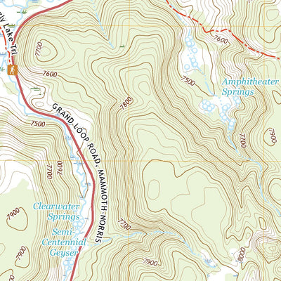 United States Geological Survey Obsidian Cliff, WY (2021, 24000-Scale) digital map