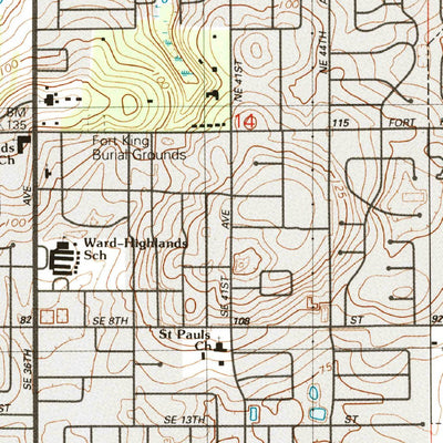 United States Geological Survey Ocala East, FL (1991, 24000-Scale) digital map