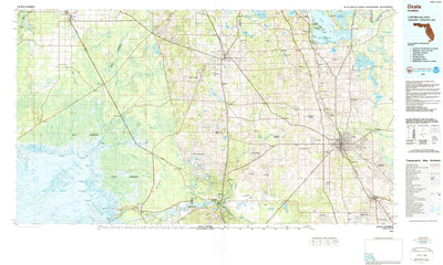 United States Geological Survey Ocala, FL (1978, 100000-Scale) digital map