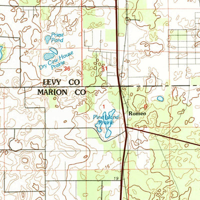 United States Geological Survey Ocala, FL (1978, 100000-Scale) digital map