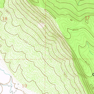 United States Geological Survey Ocate, NM (1966, 24000-Scale) digital map