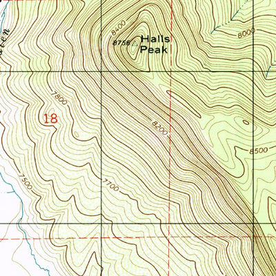 United States Geological Survey Ocate, NM (1994, 24000-Scale) digital map