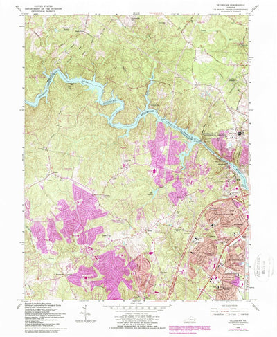 United States Geological Survey Occoquan, VA (1956, 24000-Scale) digital map