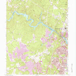 United States Geological Survey Occoquan, VA (1966, 24000-Scale) digital map