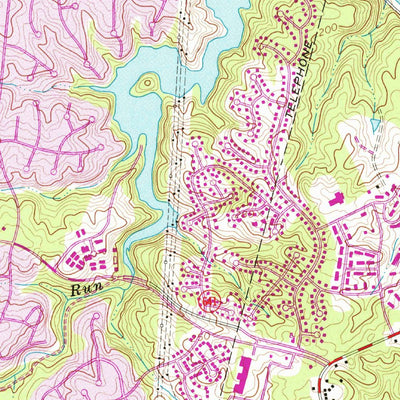 United States Geological Survey Occoquan, VA (1966, 24000-Scale) digital map