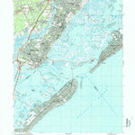United States Geological Survey Ocean City, NJ (1989, 24000-Scale) digital map