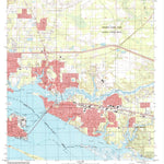 United States Geological Survey Ocean Springs, MS (1992, 24000-Scale) digital map