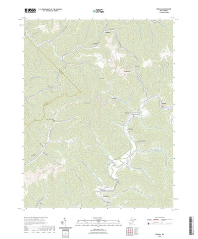 United States Geological Survey Oceana, WV (2023, 24000-Scale) digital map